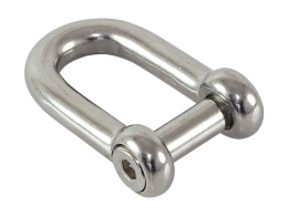 Скоба якорная с винтовым пальцем 8 мм нерж (001108)